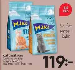 mjau - Kattmat