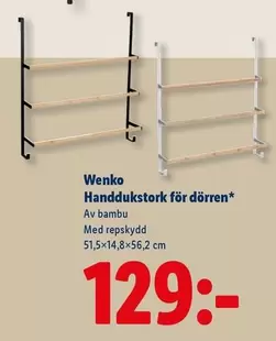 Handdukstork för dörren*