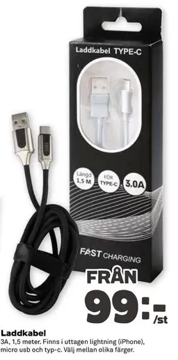 Laddkabel TYPE-C
