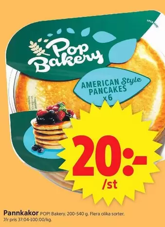 Pop bakery - Pannkakor