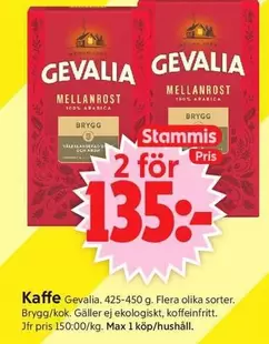 gevalia - Kaffe