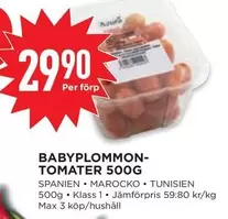 BABYPLOMMON-TOMATER