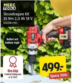 Meec Tools - Skruvdragare Kit