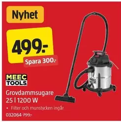 Meec Tools - Grovdammsugare