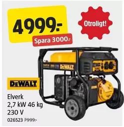 Dewalt - Elverk