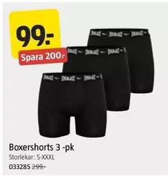 Boxershorts 3-pk