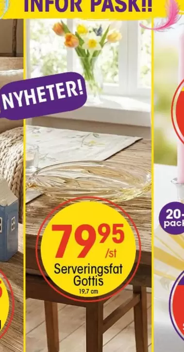 Serveringsfat Gottis