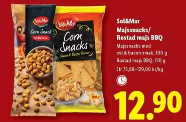 Majssnacks/ Rostad majs BBQ