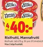 Risifrutti - , Mannafrutti