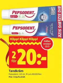 Pepsodent - Tandkräm