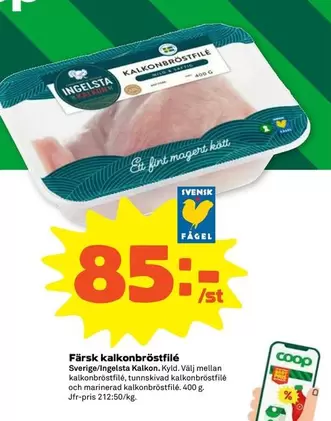 Ingelsta kalkon - kalkonbröstfilé