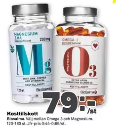 Omega -  3 och Magnesium
