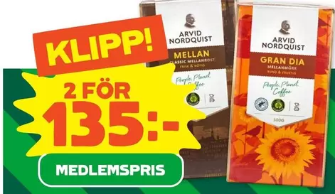 Arvid Nordquist - MELLAN or GRAN DIA