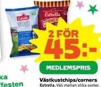 Estrella - Västkustchips/corners