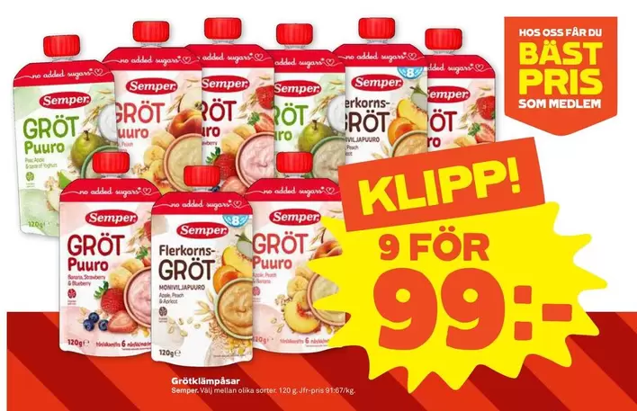 semper - GRÖT Puuro