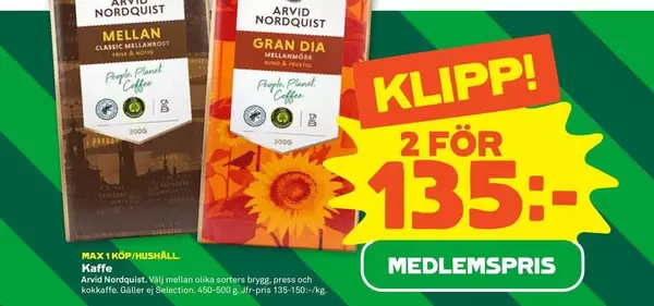 Arvid Nordquist - Kaffe