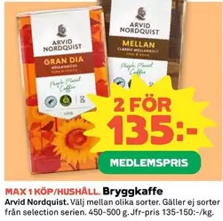 Arvid Nordquist - Bryggkaffe