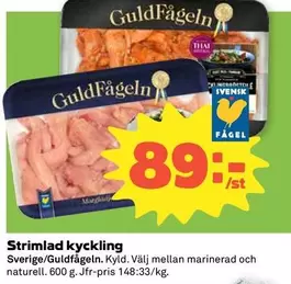 Guldfågeln - Strimlad kyckling