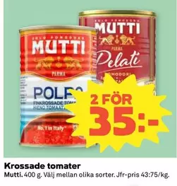 Mutti - Krossade tomater