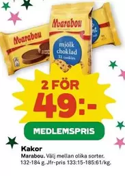 marabou - Kakor