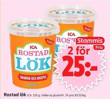 Rostad lök