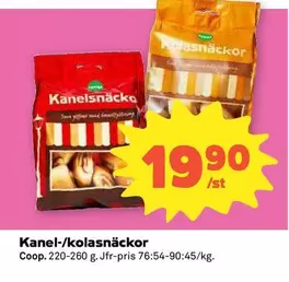 Coop - Kanel-/kolasnäckor
