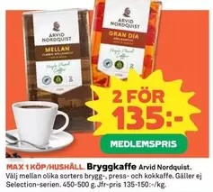 Arvid Nordquist - Bryggkaffe