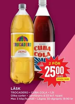 TROCADERO, CUBA COLA