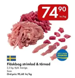 Scan - Fläskbog strimlad & tärnad