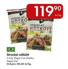 Strimlat nötkött
