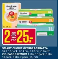 Smart - ÖVERDRAGSHATTA, ZIP-PASE PREMIUM