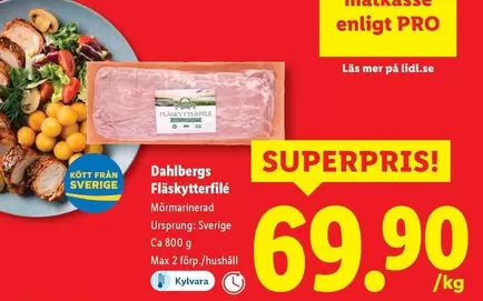 Mer - Fläskytterfilé