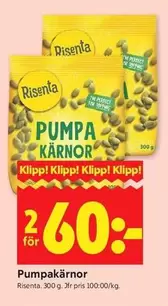 Risenta - Pumpakärnor