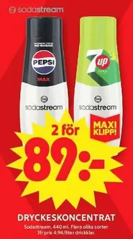 sodastream - DRYCKESKONCENTRAT