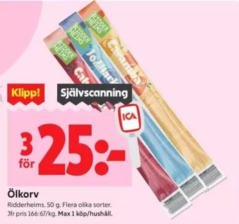 Ridderheims - Ölkorv