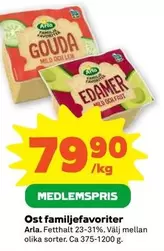 Arla - Ost familjefavoriter