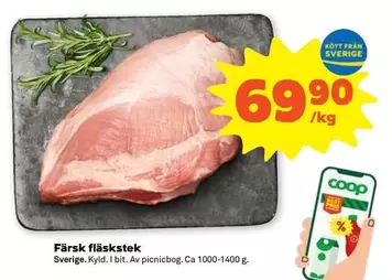 Coop - Färsk fläskstek