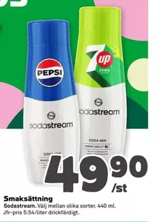 sodastream - Smaksättning