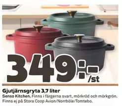 Senso Kitchen - Gjutjärnsgryta 3,7 liter