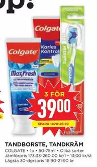 Colgate - TANDBORSTE, TANDKRÄM