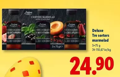 Deluxe - Tre sorters marmelad
