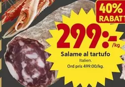 Salame al tartufo