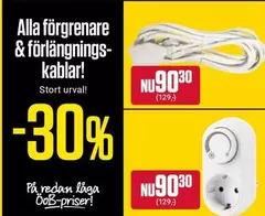 förgrenare & förlängnings-kablar