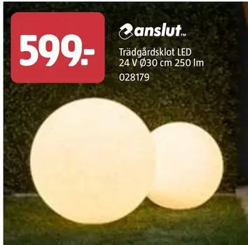 Trädgårdsklots LED