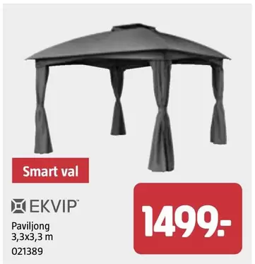 Smart - Paviljong 3,3x3,3 m 021389