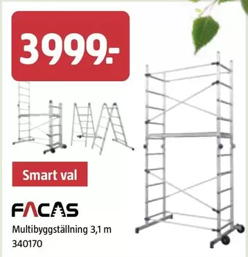 Smart - Multibyggställning 3,1 m