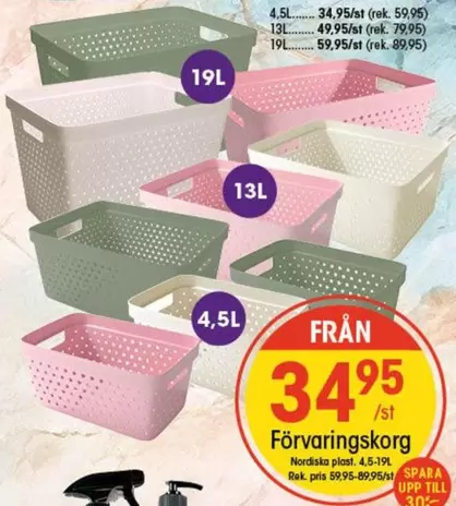 Nordiska Plast - Förvaringskorg