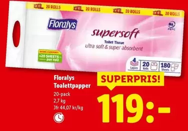 Floralys - Toalettpapper