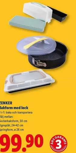 Garant - Bakform med lock