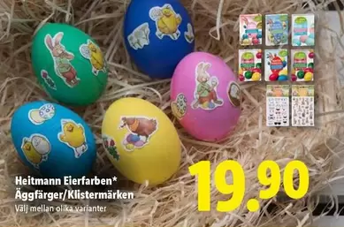 Äggfärger/Klistermärken